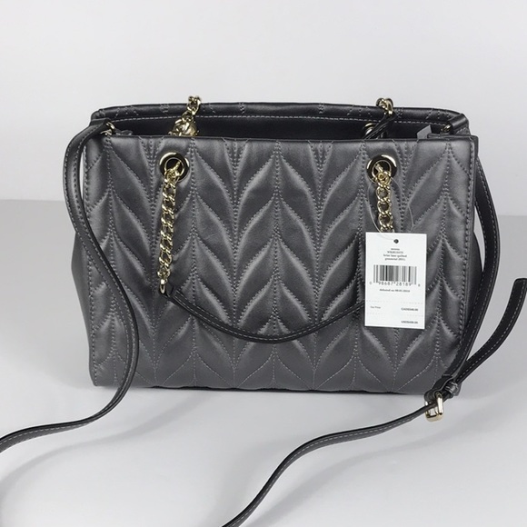 Kate Spade Meena Briar Lane Quilted Gunmetal - Picture 6 of 8